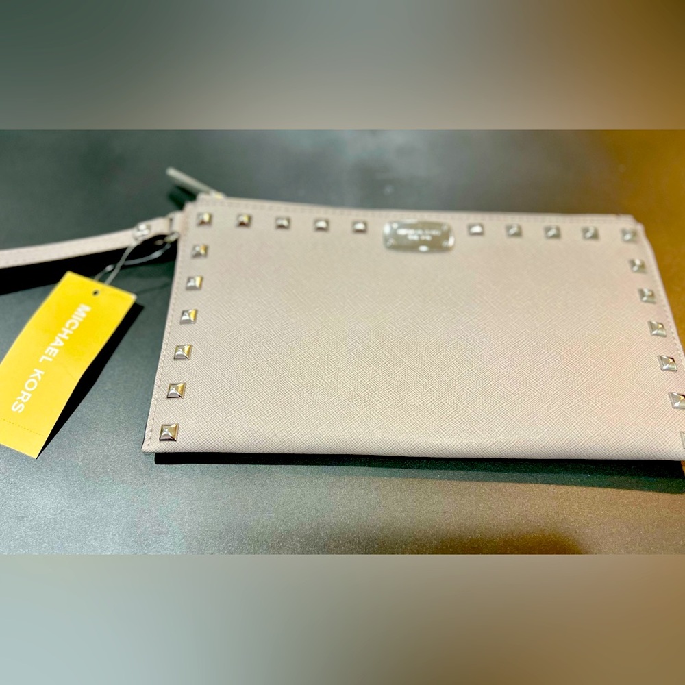 Michael Kors Sandrine Stud Clutch NWT